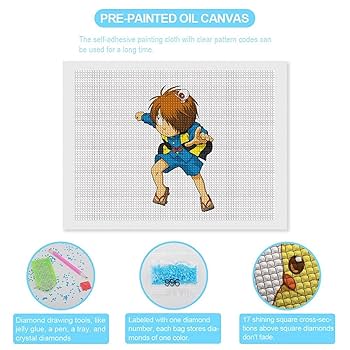 Amazon.co.jp: ゲゲゲの鬼太郎 5D ダイヤモンドの絵 ししゅう